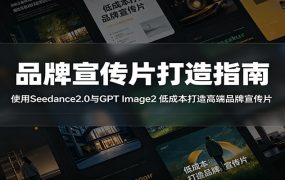 品牌宣传片打造指南:使用Seedance2.0与GPT Image2 低成本打造高端品牌宣传片