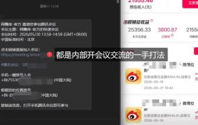 微博蓝海项目1.0_各种Sao操作整理+AI引流拆解，喂饭级教学