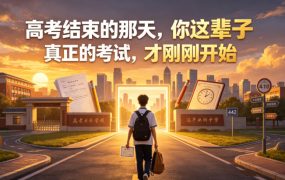 付费文章：高考结束的那天，你这辈子真正的考试，才刚刚开始