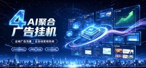 全域广告流量聚合，AI无人挂机稳赚佣金，打造长期稳定被动收入副业