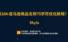 亚马逊跨境实战课:全品类选品逻辑|SP/SB/SD广告精细化|新品打爆旺季爆单全套运营教程