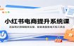 小红书电商提升系统课：选品笔记剪辑矩阵实操，配套海量落地文档工具包