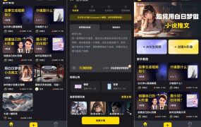 效率狂飙白日梦AI 1.1高级版文生视频+小说推文