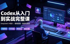 Codex从入门到实战完整课｜充值·安装·接入DeepSeek，记忆·插件·Skill·CLI·MCP全拆解