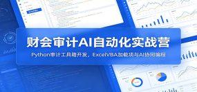 财会审计AI自动化实战营：Python审计工具箱开发，ExcelVBA加载项与AI协同编程
