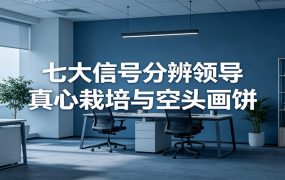 付费文章《七大信号分辨领导真心栽培与空头画饼》读懂管理背后人性逻辑