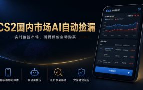 CS2国内市场AI自动捡漏，稳定运行多年。支持任何形式数据验证，日入300+