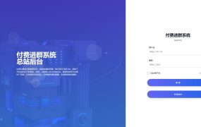 同行卖999的付费进群系统
