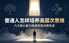 付费文章：普通人怎样培养高层次思维，六大核心能力规避各类决策失误