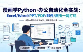 漫画学Python·办公自动化全实战：Excel/Word/PPT/PDF/邮件/爬虫一网打尽