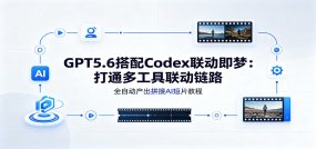 GPT5.6搭配Codex联动即梦：打通多工具联动链路，全自动产出拼接AI短片教程