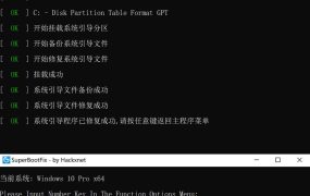 系统引导修复SuperBootFix_v2025
