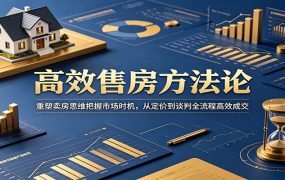 高效售房方法论：重塑卖房思维把握市场时机，从定价到谈判全流程高效成交