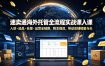 速卖通海外托管全流程实战课入驻・选品・合规・运营全链路，降本提效，带动店铺销量与收益增长
