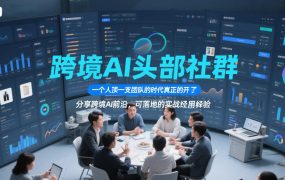 跨境AI头部社群，一个人顶一支团队的时代真正的开始了，分享跨境AI前沿，可落地的实战经验(更新6月19日)