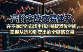 高阶实战交易体系，在不确定的市场中精准捕捉溢价空间，掌握从选股到卖出的全链路交易心法(更新6月)