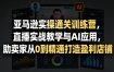 亚马逊实操通关训练营，直播实战教学与AI应用，助卖家从0到精通打造盈利店铺(更新6月18日)