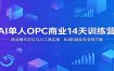 AI单人OPC商业14天训练营：商业模式定位与AI工具实操，私域B端业务变现方案