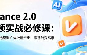 Seedance 2.0 AI视频实战必修课：10节课从平台选型到广告批量产出，零基础变高手