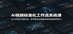 AI视频标准化工作流系统课：区分多参流与图生流，参考图锁定画面实现导演级精准控片
