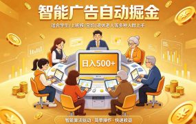 2026年最好做的项目：自动掘金项目，小白轻易上手，单日轻松收入500+【揭秘】