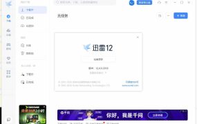 迅雷12.4.9.3918 绿色精简版