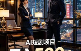 快手AI短剧自动发布，矩阵批量运营变现，轻资产副业项目，日入500+【揭秘】