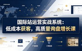 国际站运营实战系统：低成本获客，高质量询盘增长课(更新26年)