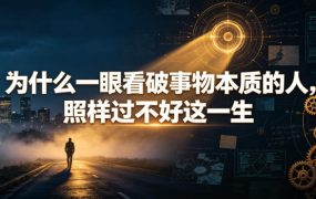 付费文章：为什么一眼看破事物本质的人，照样过不好这一生