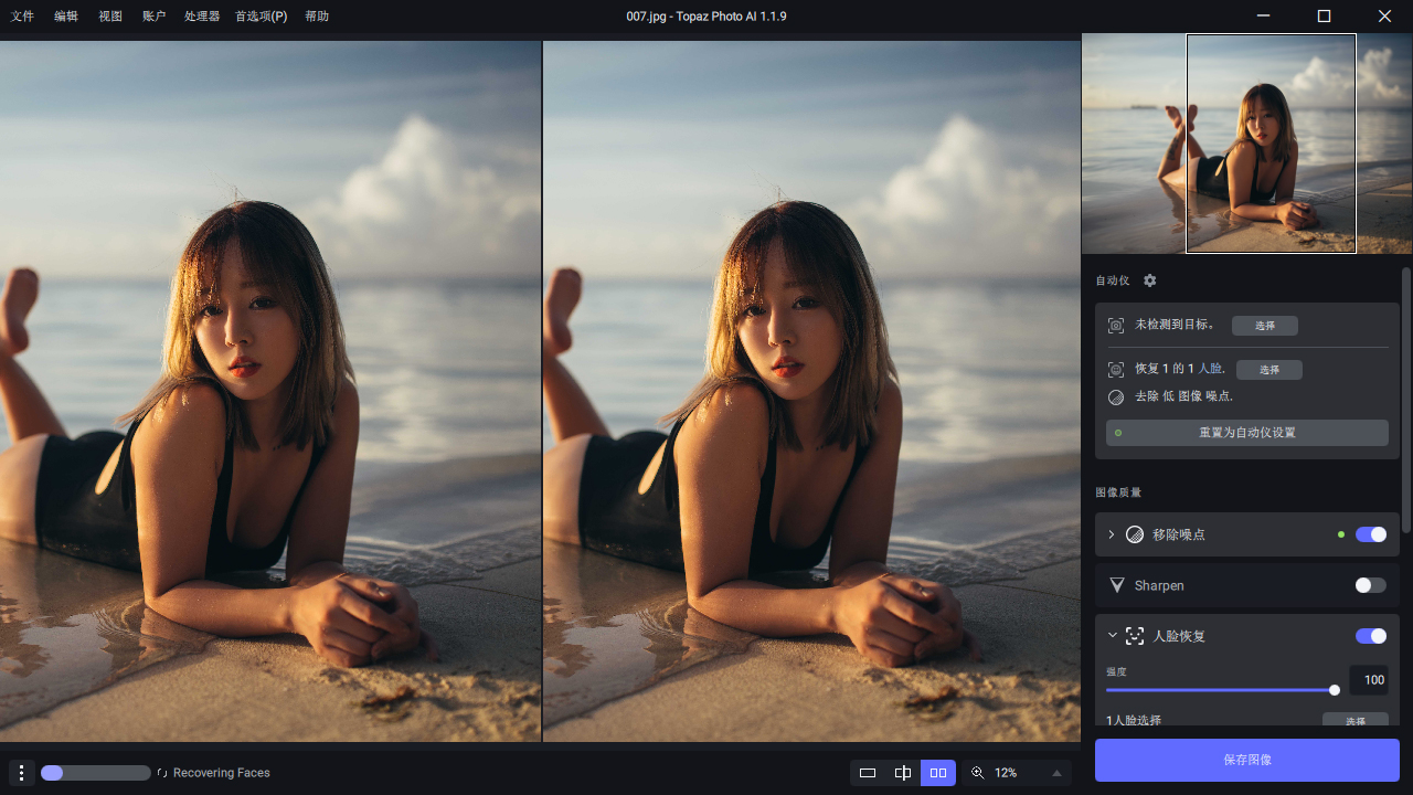 Ai图片降噪Topaz Photo Pro v1.3.0高级版